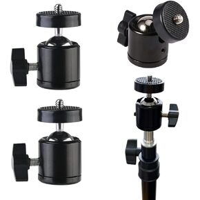 Xianglangsuccess 1Pcs Black 360 Rotary Mini-Ball Head 1/4" Screw ， for DSLR Camera Tripod Ball Head Holder in Kuwait
