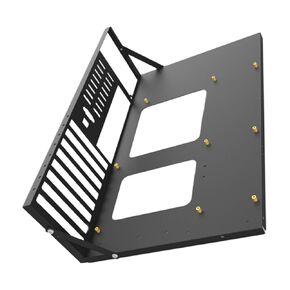 حامل لوحة ام للكمبيوتر من كيه جيه اتش بي في، حامل لوحة ام للكمبيوتر، رف لوحة ام معدني لجهاز تعدين البيتكوين، حافظة لجهاز تعدين العملات الرقمية، دعامة معدنية من الستيل بلون اسود in Kuwait