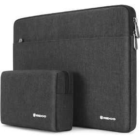 NIDOO Laptop Sleeve 17.3 inch Laptop Bag Computer Carrying Case Cover Compatible with Lenovo Legion 5 / HP Gaming Pavilion 17 / Acer Chromebook 317 / Dell G7 17 / MSI for Men Women, Dark Grey