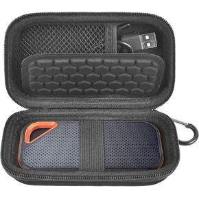 Hard Case Compatible with SanDisk Extreme PRO/for SanDisk 500GB 1TB 2TB 4TB Portable External SSD. Carrying Travel Holder for Crucial X8 External Solid State Drive (Box Only) in Kuwait