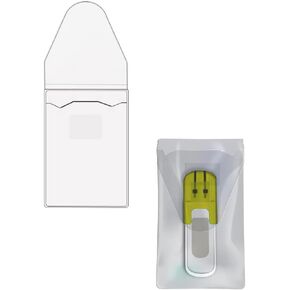 Professional USB Drive Adhesive Pockets | Transparent Self-Adhesive Storage Sleeves | Universal Flash Drive Holders | Stick-On Pouches for Organizing Tech Accessories | 10 Pack in Saudi Arabia