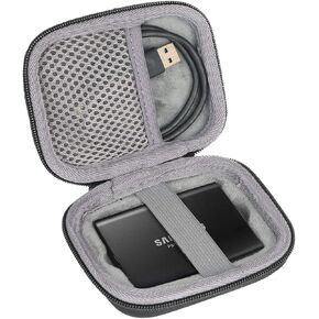 co2CREA Hard Case for Samsung T7 Shield T9 Portable SSD, Black in Kuwait
