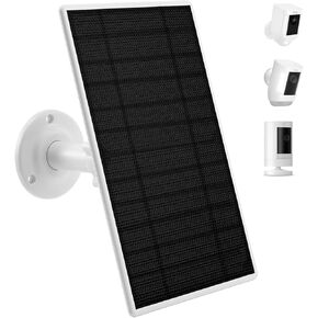 شاحن لوحة شمسية للكاميرا، متوافق مع كاميرا رينج سبوت لايت بلس/برو، كاميرا رينغ ستيك اب، كيبل بطول 13 قدم، مع محول قابس USB نوع C الى حلقة in Kuwait