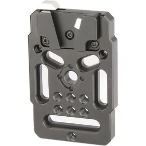 Nitze V Mount Plate، محول لوحة تركيب سريع للبطارية على شكل V مع براغي 1/4 بوصة وM3 - N21-A1 in Kuwait