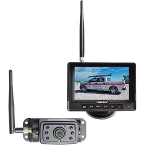 Haloview MC5111 5 بوصة 720 بكسل HD نظام كاميرا احتياطية رقمية لاسلكية 5 بوصة شاشة LCD للرؤية الخلفية وIP69K مقاوم للماء عكس مدمج في مجموعة DVR للشاحنات/المقطورة/الحافلة/RVs/التقاط/التخييم/الشاحنات الصغيرة in Kuwait