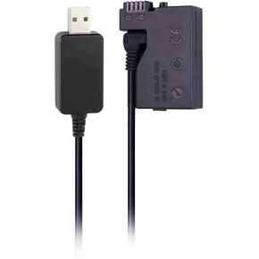 CCYC DR-E8 DC Coupler Replace of LP-E8 Battery, USB DC Converter Power Cable Replacement for ACK-E8 AC Power Adapter, LPE8 Dummy Battery Suit for EOS Rebel T2i, T3i, T4i,T5i, 600D, 700D More Cameras in Kuwait