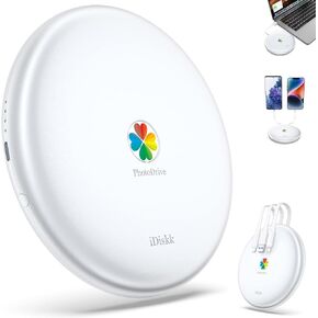 اي ديسك قرص صلب خارجي 2TB معتمد من ام اف اي لاجهزة ايفون وايباد (جميع الموديلات) موبايل اندرويد وماك بوك والكمبيوتر بنظام ويندوز، ذاكرة تخزين الصور لتخزين الصور والفيديوهات والملفات وتخزين النسخ in Kuwait