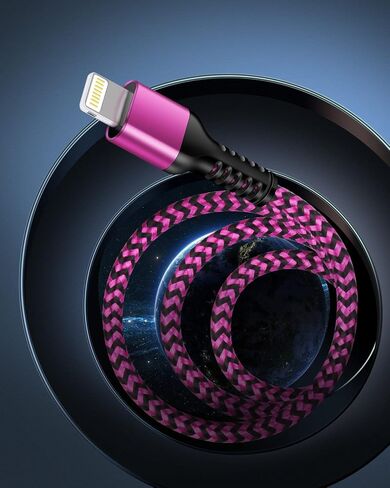 Short iPhone Charger Cord, 1FT/2Pcs USB A to Lightning Cable Fast Charging in Kuwait