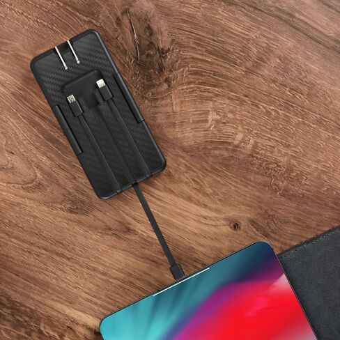 باور بانك محمول وشاحن جداري من Limitless TotalCharge مع كابلات شحن مدمجة (بيرة الجذر) in Kuwait