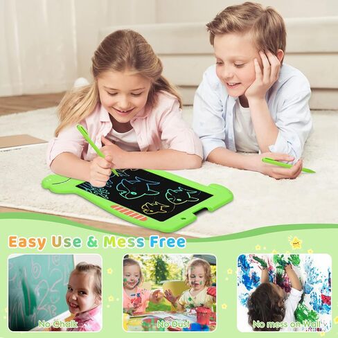 جهاز لوحي للكتابة LCD من Merabufa للأطفال أساسيات السفر مقاس 10 بوصات للكتابة للأطفال الصغار، هدية عيد ميلاد عيد الميلاد للأطفال بعمر 3 4 5 6 7 سنوات للأولاد والبنات لوحة رسم ديناصور للأطفال in Kuwait