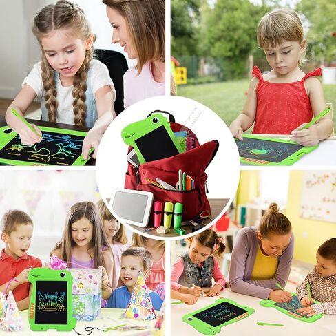 جهاز لوحي للكتابة LCD من Merabufa للأطفال أساسيات السفر مقاس 10 بوصات للكتابة للأطفال الصغار، هدية عيد ميلاد عيد الميلاد للأطفال بعمر 3 4 5 6 7 سنوات للأولاد والبنات لوحة رسم ديناصور للأطفال in Kuwait