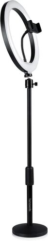 Gator Frameworks 10-Inch LED Desktop Ring Light Stand with Phone Holder and Compact Weighted Base, (GFW-RINGLIGHTDSKTP) in Kuwait