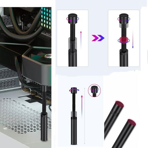 GPU Support Gpu Anti Sag Bracket, Graphics Card GPU Support, Video Card Sag Holder Bracket with Magnet and Rubber Pad in Saudi Arabia