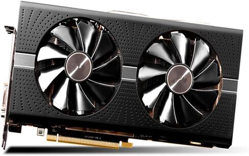 XUANMO AMD Radeon RX580 2048SP Real 8GB gpu GDDR5 256-Bit Pc Gaming Video Card AMD 2XDP HDMI PCI Express 3.0 with Freeze Fan Stop for Desktop Computer Gaming Gpu in Kuwait