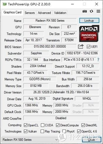 XUANMO AMD Radeon RX580 2048SP Real 8GB gpu GDDR5 256-Bit Pc Gaming Video Card AMD 2XDP HDMI PCI Express 3.0 with Freeze Fan Stop for Desktop Computer Gaming Gpu in Kuwait