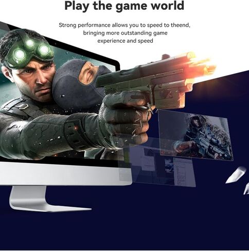 XUANMO AMD Radeon RX580 2048SP Real 8GB gpu GDDR5 256-Bit Pc Gaming Video Card AMD 2XDP HDMI PCI Express 3.0 with Freeze Fan Stop for Desktop Computer Gaming Gpu in Kuwait