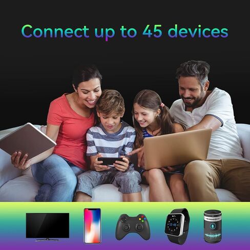 يغطي موسع WiFi ما يصل إلى 8000 قدم مربع و45 جهازًا، ومعزز الإنترنت مع منفذ إيثرنت، وأطول نطاق من الهوائيات الفائقة على الإطلاق، ومضخم الإشارة، وإعداد بنقرة واحدة in Saudi Arabia