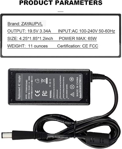 ZAYUPVL 65W 7.4mm Tip Replacement AC Adapter for Dell Latitude 3190 7470 5580 7280 LA65NS2-01 E5570 E7450 E6430 E6410 E6440 E7440 E7470 E5440 E5470 E7240 Laptop Power Supply Cord KT60W200225B3 in Saudi Arabia