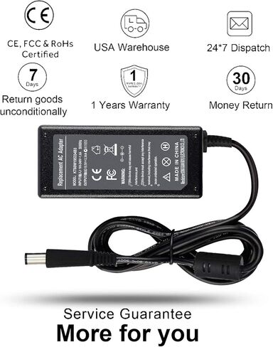 ZAYUPVL 65W 7.4mm Tip Replacement AC Adapter for Dell Latitude 3190 7470 5580 7280 LA65NS2-01 E5570 E7450 E6430 E6410 E6440 E7440 E7470 E5440 E5470 E7240 Laptop Power Supply Cord KT60W200225B3 in Saudi Arabia