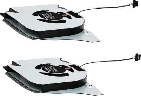 اس-يونيون مروحة تبريد جديدة بديلة لوحدة المعالجة المركزية ووحدة معالجة الرسومات الجرافيكية لجهاز ديل G5-5590 G7-7590 G7-7790 G5 5590 G7 7590 7790 P82F سلسلة لاب توب (مع معجون حراري وملعقة مسطحة) in Kuwait