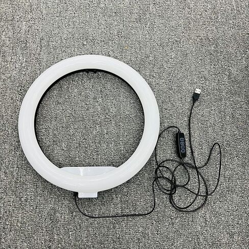 FUTOBOOZ 360 ملحقات كشك الصور 14 بوصة عكس الضوء LED ضوء حلقة سيلفي للبث المباشر/الفيديو/التصوير الفوتوغرافي/Tiktok/يوتيوب/المكياج in Kuwait