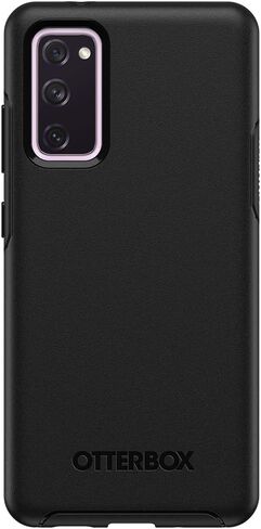 OtterBox Samsung Galaxy S20 FE 5G (FE فقط - غير متوافق مع طرز Galaxy S20 الأخرى) حافظة سلسلة Symmetry - أسود، أنيق للغاية، متوافق مع الشحن اللاسلكي، حواف مرتفعة تحمي الكاميرا والشاشة in Saudi Arabia