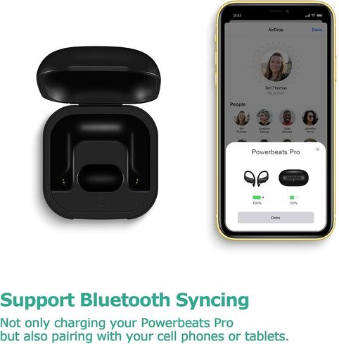 Charging Case Replacement Compatible with Powerbeats Pro Charger with Bluetooth Pairing Sync Button & 700mAh Built-in Battery (Not Include Power Beats Earbuds) in Saudi Arabia