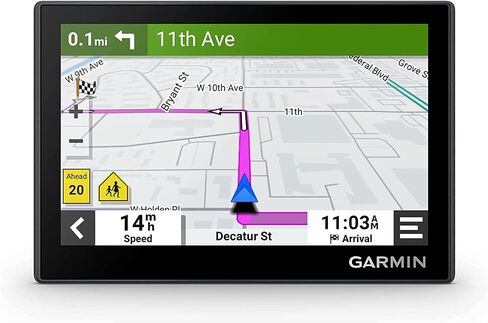 Garmin 010-02858-01 Drive 53 GPS Navigator with Touchscreen and Traffic Feature Bunndle with Deco Gear Hard EVA Case with Zipper for Tablets and GPS - 7 Inch + 6 x 6 inch Microfiber Cleaning Cloth in Saudi Arabia