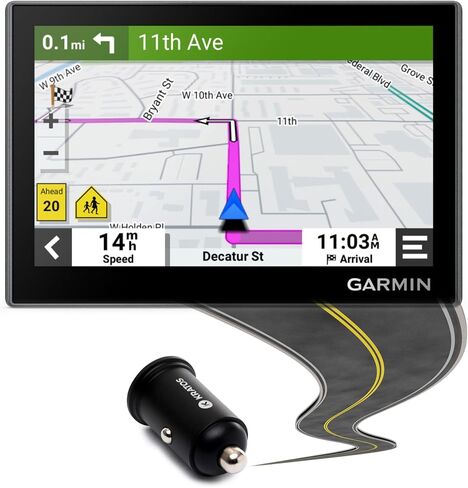 Garmin Drive 53 GPS Navigator with GPS Navigator Accessory Bundle (2 Items) in Saudi Arabia