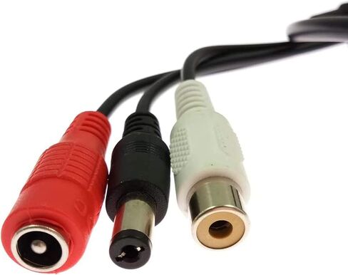 5pcs CCTV Microphone Security Microphone Audio Microphone Tiny Outdoor CCTV Surveillance Microphone RCA Microphone DVR with High Sensitive Preamp Amplified Pickup Device Mic for External Camera Sound in Saudi Arabia