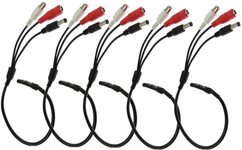 5pcs CCTV Microphone Security Microphone Audio Microphone Tiny Outdoor CCTV Surveillance Microphone RCA Microphone DVR with High Sensitive Preamp Amplified Pickup Device Mic for External Camera Sound in Saudi Arabia