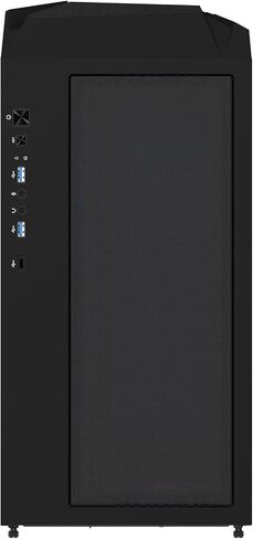 GIGABYTE C301 Glass White - White Mid Tower PC Gaming Case, Tempered Glass, USB Type-C, 4X ARBG Fans Included (GB-C301GW) in Saudi Arabia