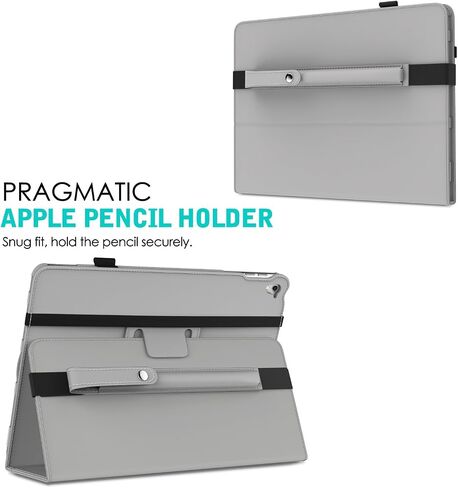 MoKo Leather Pencil Case Holder for Apple Pencil, Rose Gold | Fit Apple Pencil Pro, 1st/2nd Generation, USB-C and Similarly Stylus Pens, Elastic Band, Attach to iPad Case 9.7"-13" in Kuwait