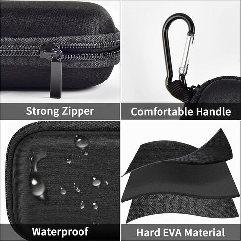 Hard Case Compatible with SanDisk Extreme PRO/for SanDisk 500GB 1TB 2TB 4TB Portable External SSD. Carrying Travel Holder for Crucial X8 External Solid State Drive (Box Only) in Kuwait