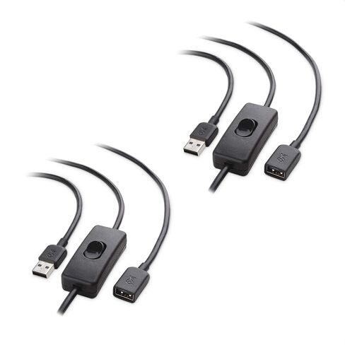 Cable Matters 2-Pack USB On Off Switch, USB Power Switch, 1ft in Kuwait