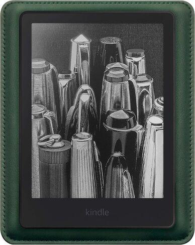 غلاف مريح للقارئ الإلكتروني متوافق تمامًا مع جهاز Kindle Paperwhite 5 (الجيل الحادي عشر 2021) مقاس 6.8 بوصات، جراب واقٍ من الجلد الصناعي PU، أخضر in Kuwait