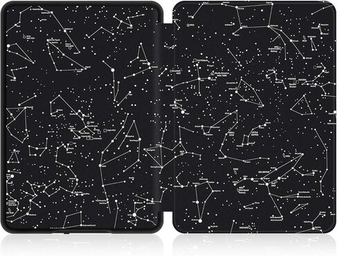 حافظة Ayotu مقاومة للماء لجهاز Kindle Paperwhite 2018 - غطاء ذكي من جلد البولي يوريثان مع خاصية التنبيه/النوم التلقائي - تناسب Amazon All Kindle Paperwhite من الجلد (الجيل العاشر - 2018)، K10 The Horscope in Kuwait