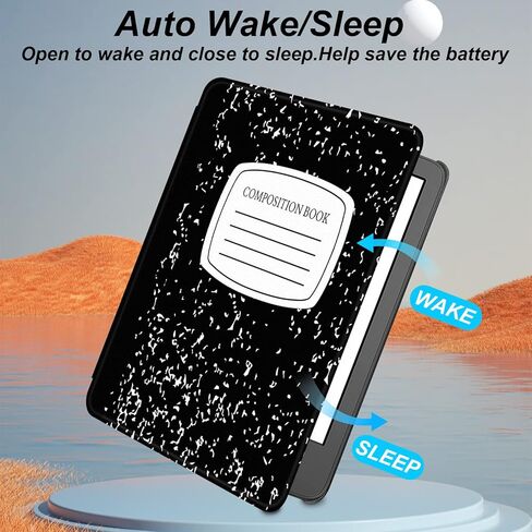 حافظة Aippdo تناسب جهاز Kindle الجديد مقاس 6 بوصات (إصدار الجيل الحادي عشر - 2022)، غطاء كتاب ممتاز خفيف الوزن مع تنبيه/غفو تلقائي لإصدار الجيل الحادي عشر - 2022 in Kuwait