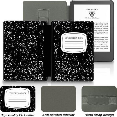 حافظة Aippdo تناسب جهاز Kindle الجديد مقاس 6 بوصات (إصدار الجيل الحادي عشر - 2022)، غطاء كتاب ممتاز خفيف الوزن مع تنبيه/غفو تلقائي لإصدار الجيل الحادي عشر - 2022 in Kuwait
