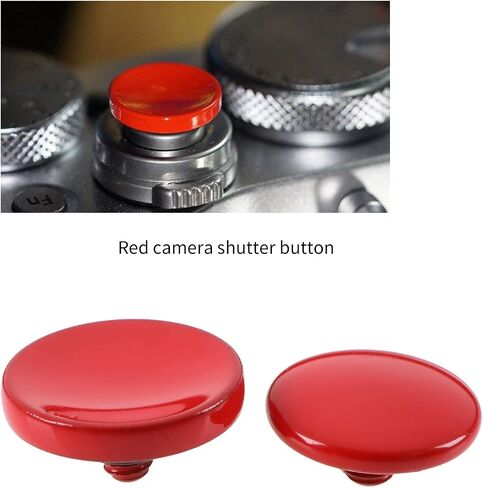 2PCS Camera Shutter Release Button 11mm Concave Surface & 10mm Convex Surface Compatible with Leica Compatible with Rolleiflex Compatible with Fuji X100 in Saudi Arabia