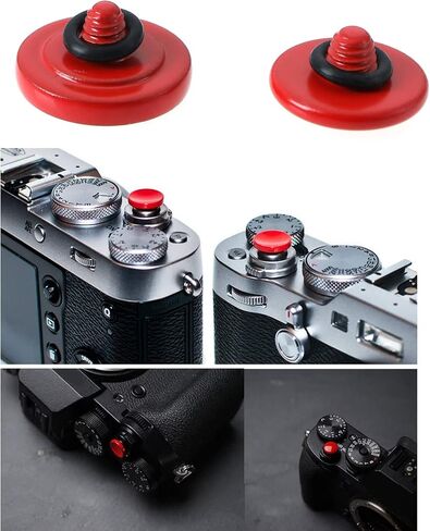 2PCS Camera Shutter Release Button 11mm Concave Surface & 10mm Convex Surface Compatible with Leica Compatible with Rolleiflex Compatible with Fuji X100 in Saudi Arabia