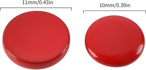 2PCS Camera Shutter Release Button 11mm Concave Surface & 10mm Convex Surface Compatible with Leica Compatible with Rolleiflex Compatible with Fuji X100 in Saudi Arabia