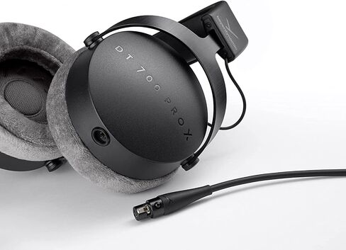 Beyerdynamic DT 700 Pro X Closed-Back Studio Headphones Bundle with Detachable Cable, Headphone Splitter, Extension Cable, and 6AVE Headphone Cleaning Kit in Saudi Arabia