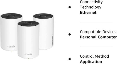 TP-Link Deco AXE5300 Wi-Fi 6E Tri-Band Whole-Home Mesh Wi-Fi System, 3-Pack (Renewed) in Saudi Arabia