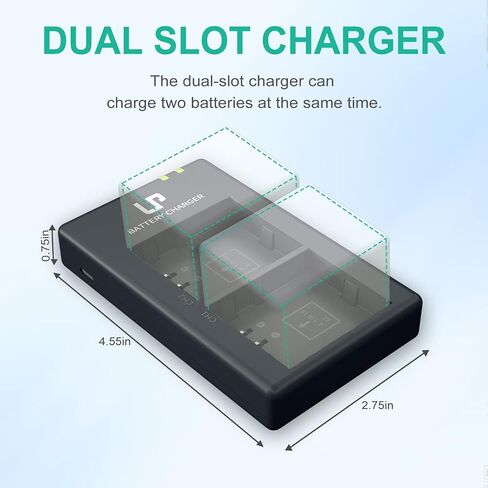 Battery Chagrer Pack for Arlo Pro & Arlo Pro 2 (VMA4400), 2-Pack 2440mAh Li-ion Rechargeable Batteries ONLY for Arlo Pro/Pro 2 Camera, NOT Compatible with Arlo Ultra, Ultra 2, Pro 3, Pro 4, Arlo Go in Kuwait