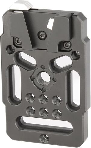 Nitze V Mount Plate، محول لوحة تركيب سريع للبطارية على شكل V مع براغي 1/4 بوصة وM3 - N21-A1 in Saudi Arabia