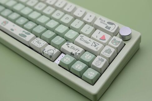 Cmokifuly Cat Cute Keycaps MDA Profile KeycapsCustom PBT Keycaps for Mechanical Keyboard,146 Keys Dye-Sub Cute Keycaps (Pink Kitty) in Kuwait