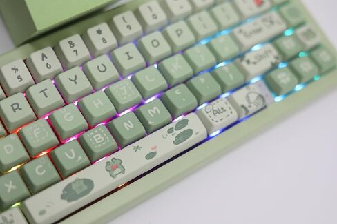 Cmokifuly Cat Cute Keycaps MDA Profile KeycapsCustom PBT Keycaps for Mechanical Keyboard,146 Keys Dye-Sub Cute Keycaps (Pink Kitty) in Kuwait
