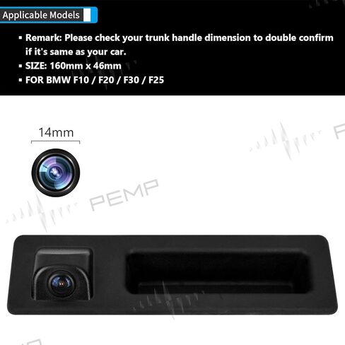 PEMP AHD 720P 25FPS Backup Camera for BMW F10 F30 F25 F48 in Kuwait