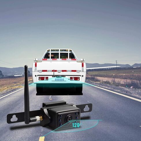 Haloview MC5111 5 بوصة 720 بكسل HD نظام كاميرا احتياطية رقمية لاسلكية 5 بوصة شاشة LCD للرؤية الخلفية وIP69K مقاوم للماء عكس مدمج في مجموعة DVR للشاحنات/المقطورة/الحافلة/RVs/التقاط/التخييم/الشاحنات الصغيرة in Kuwait